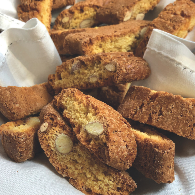 עוגיות קטונצ'יני בסגנון טוסקני עם שקדים