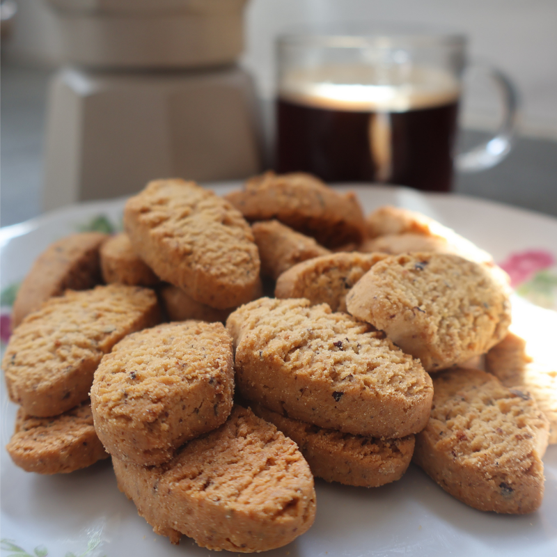 עוגיות מקמח אורז עם אגוזי לוז