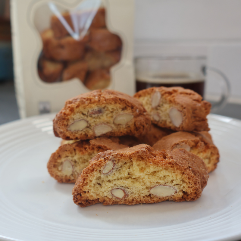עוגיות קטונצ'יני בסגנון טוסקני עם שקדים