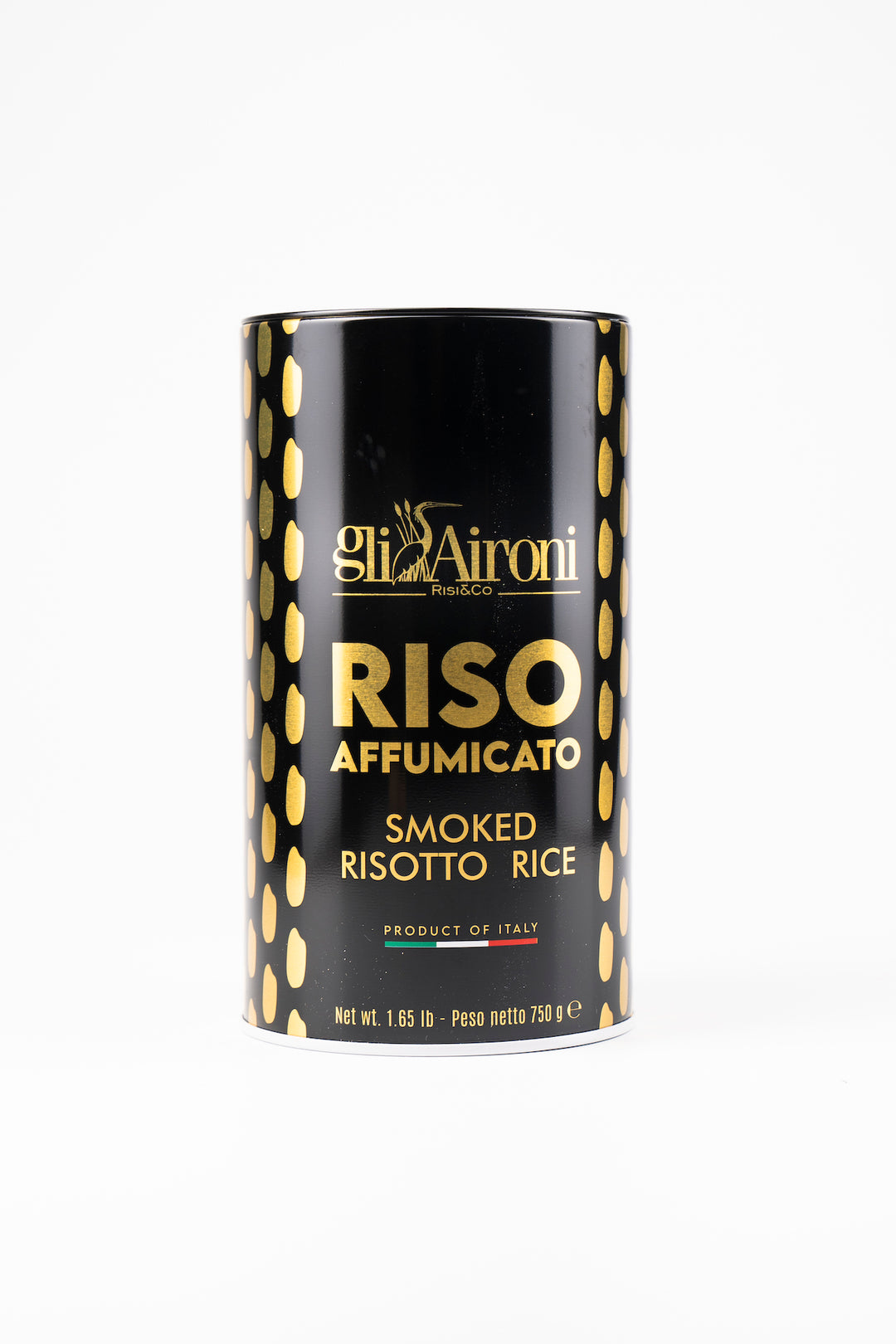 אורז מעושן מזן קרנארולי - אריזת פח מעוצבת